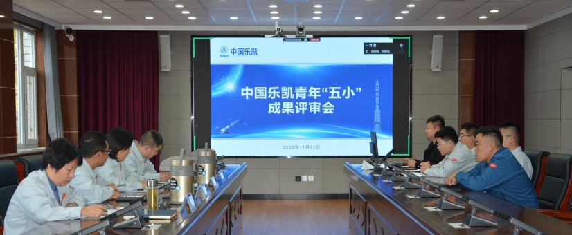 激揚(yáng)青春智造力！中國樂凱團(tuán)委召開青年“五小”成果評審會